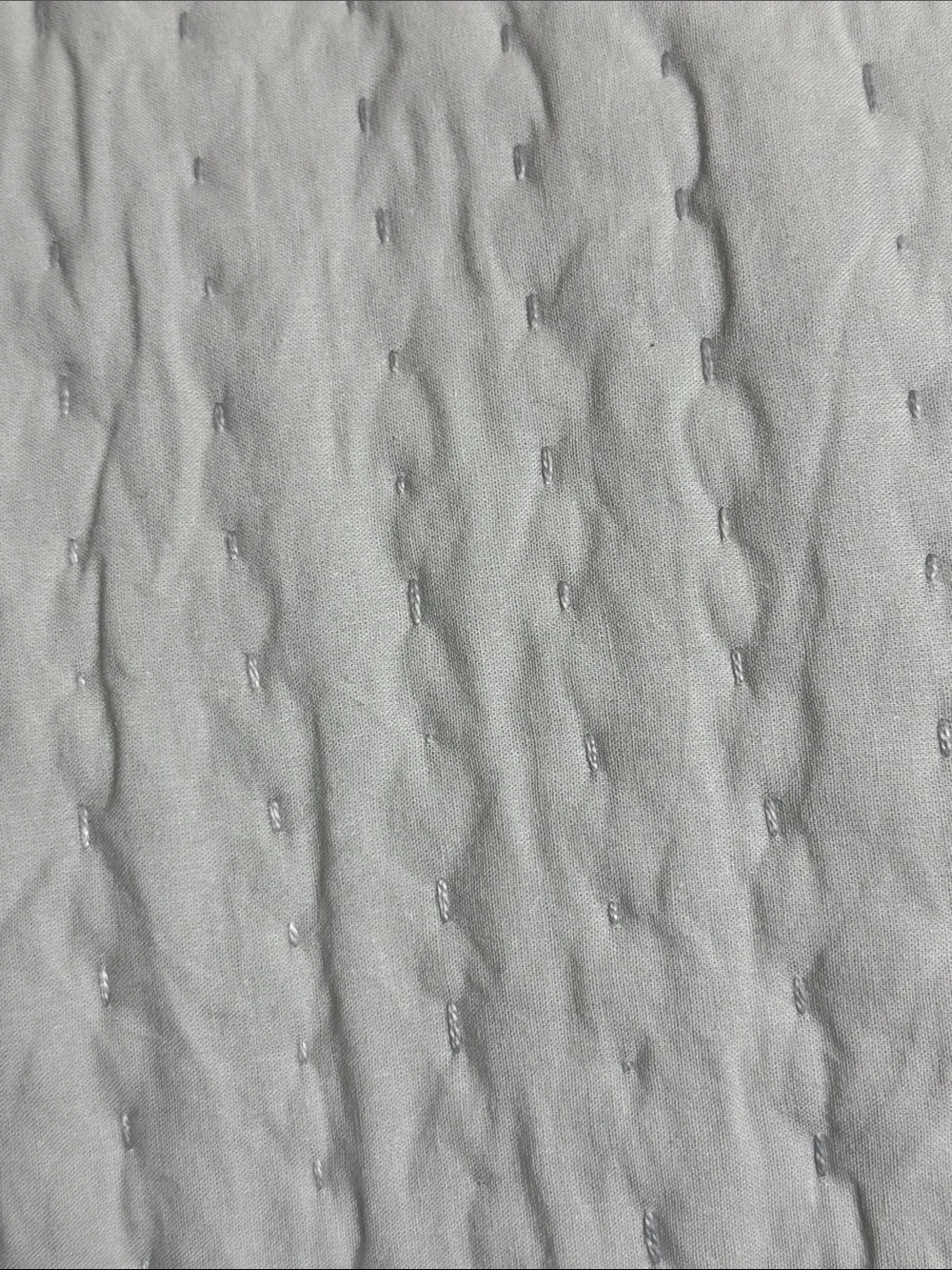 NWOT King/Cal King Linen and Organic Cotton Quilt (ONLY) in Mist - Retail $170